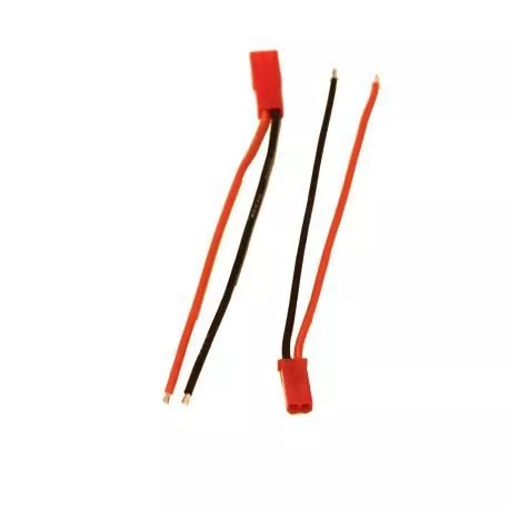 RCE1631JST M/F connector with 100mm wire (pr.) (Racers Edge)