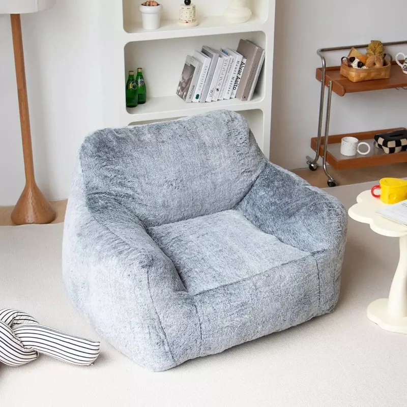 Rhys Giant Bean Bag Sofa Couch Gray