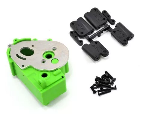 RPM73614 Hybrid Green Gearbox Housing & Rear Mounts for 2wd Vehicles (RPM R/C Products)