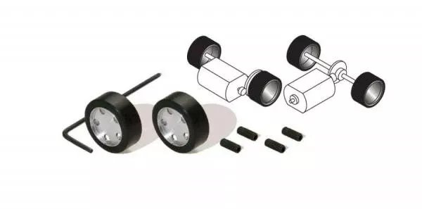 Scalextric Sport Rally wheels Pack of 2
