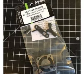 SCH1444-COMBOB74 Fan Mount and Motiv 30mm Fan COMBO (Schelle Racing)