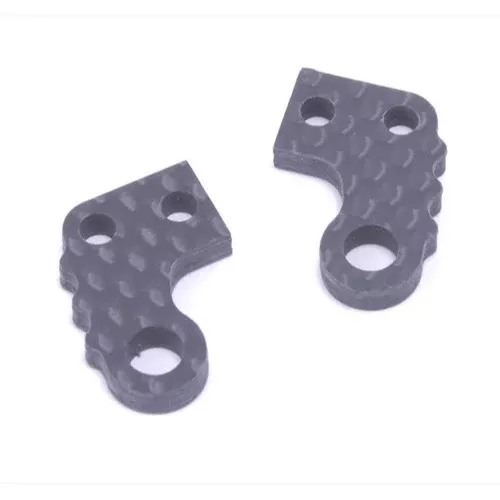Schumacher U8445 C/F Steering Arm 3 Dot pair