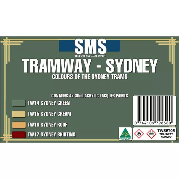 SMS TWSET05 Sydney Tram Colour Set