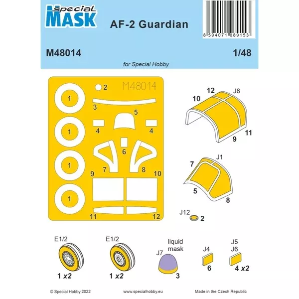 Special Hobby Mask M48014 1/48 AF-2 Guardian