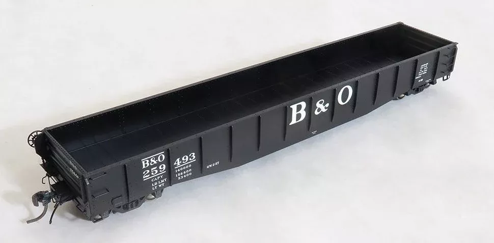 Tangent Scale Models 10930 HO Scale Bethlehem 70-Ton Riveted Gondola Baltimore & Ohio O-59 B&O Re-Paint