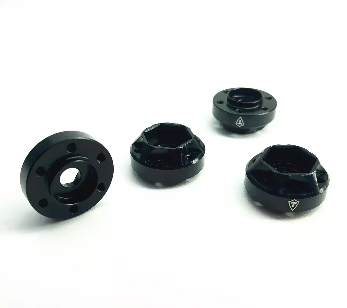 Treal Hobby (X002Q4LP49) Black Aluminum 12mm 6-Bolt Hex Hub with 9mm Offset