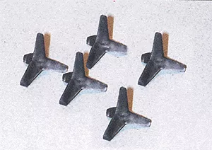 Trident 96022 Anti-Tank Obstacles - World War II -- Jack Type pkg(5) HO Scale