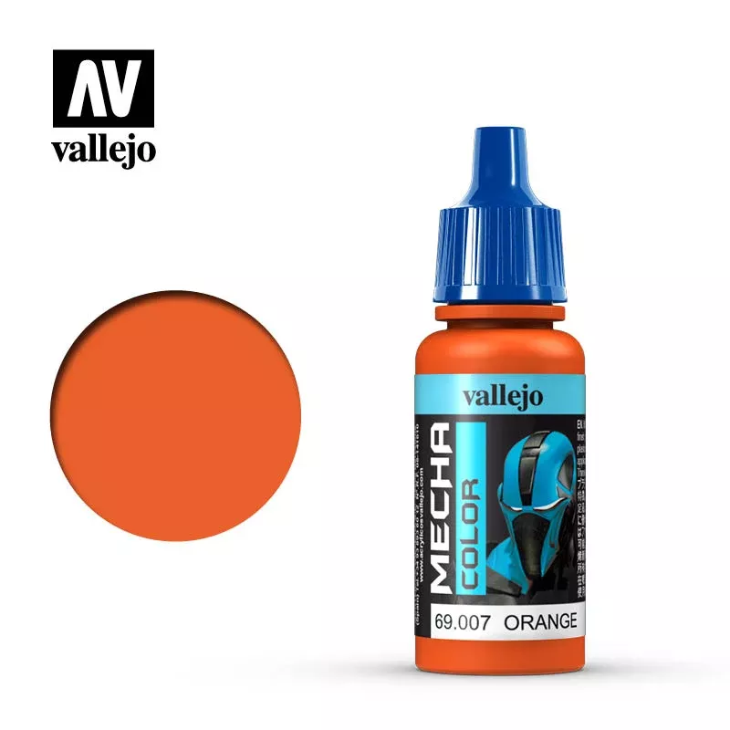 Vallejo Acrylic Paints 69007 Mecha Color, Orange (17ml)