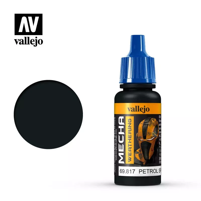 Vallejo Acrylic Paints 69817 Mecha Weathering, Petrol Spill Gloss (17ml)