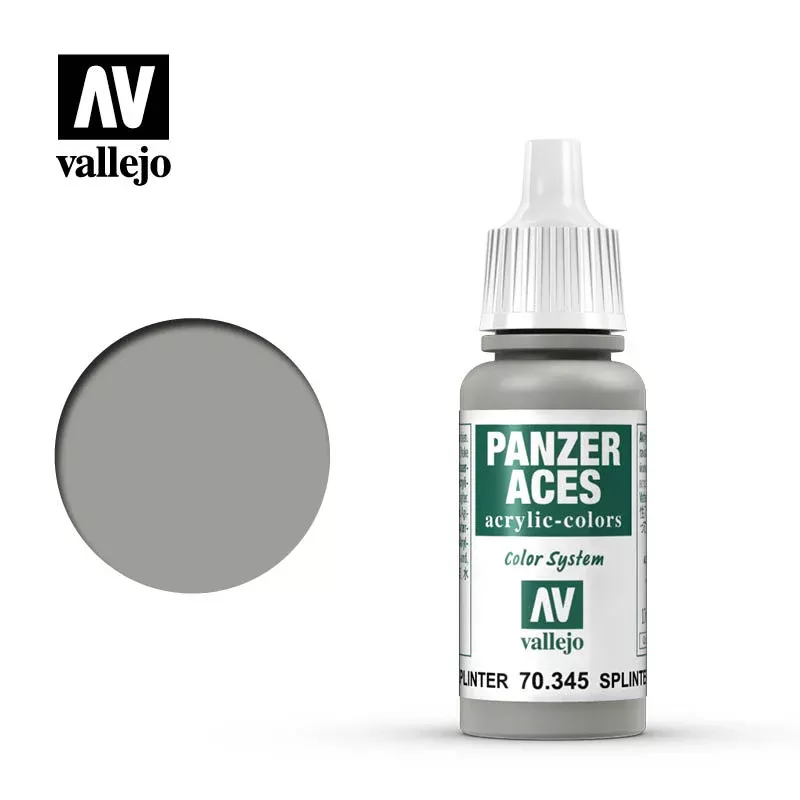 Vallejo Acrylic Paints 70345 Panzer Aces, Splinter Camouflage Base (17ml)