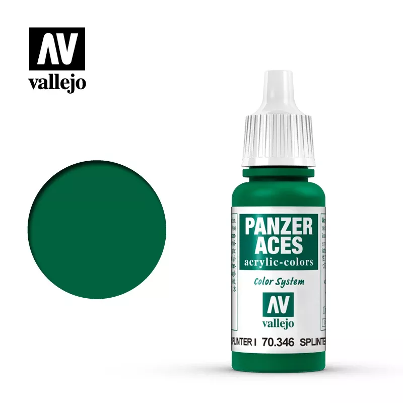 Vallejo Acrylic Paints 70346 Panzer Aces, Splinter Blotches I (17ml)