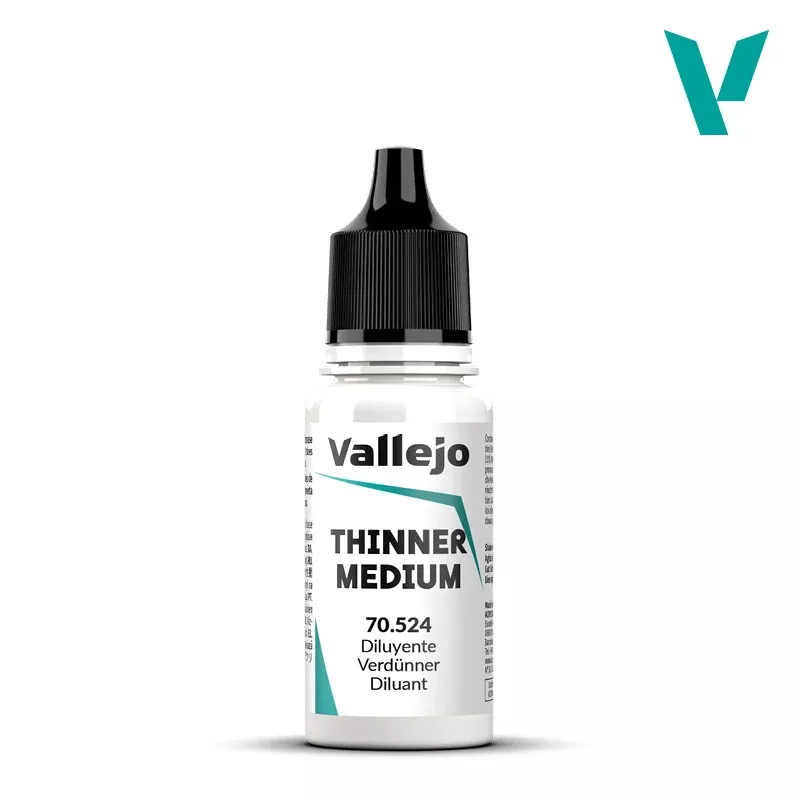 Vallejo Acrylic Paints 70524 Thinner Medium (18ml)