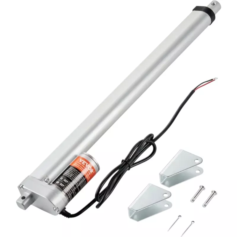 Vevor Linear Actuator 12V 16″ 330 lbs Linear Motion Actuator with Mounting Bracket New
