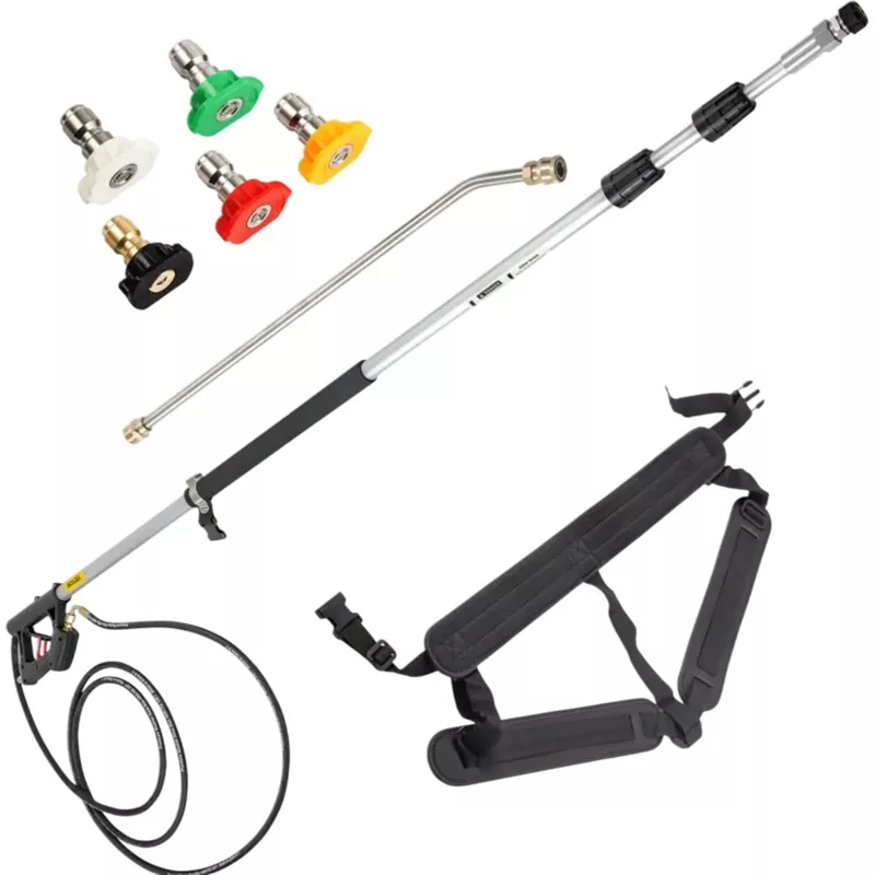 Vevor Pressure Washer Wand 18′ Adjustable Telescoping Extension New