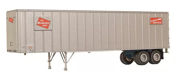 Walthers 933-1682 HO Milwaukee Road Flexi Van Trailer Kit
