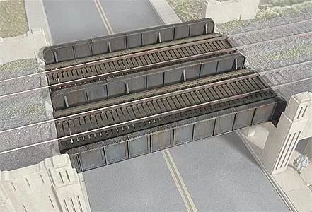 Walthers Cornerstone 933-2948 HO Scale Through Plate-Girder Bridge — Kit