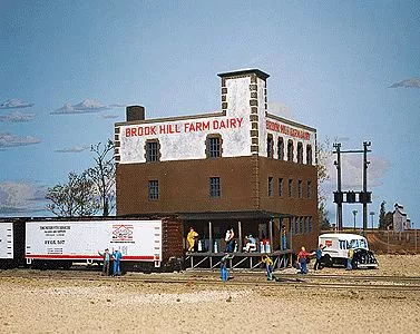Walthers Cornerstone 933-3010 HO Scale Brook Hill Farm Dairy — Kit