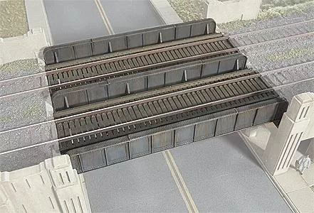 Walthers Cornerstone 933-3820 N Scale Through Plate-Girder Bridge — Kit