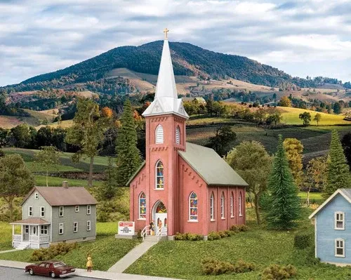 Walthers N 933-3858 Brick Church Kit