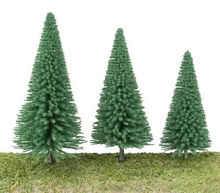 Walthers SceneMaster 949-1180 HO Scale Pine Trees (10)