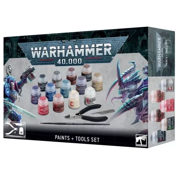 Warhammer 40000 Paints and Tools Set
