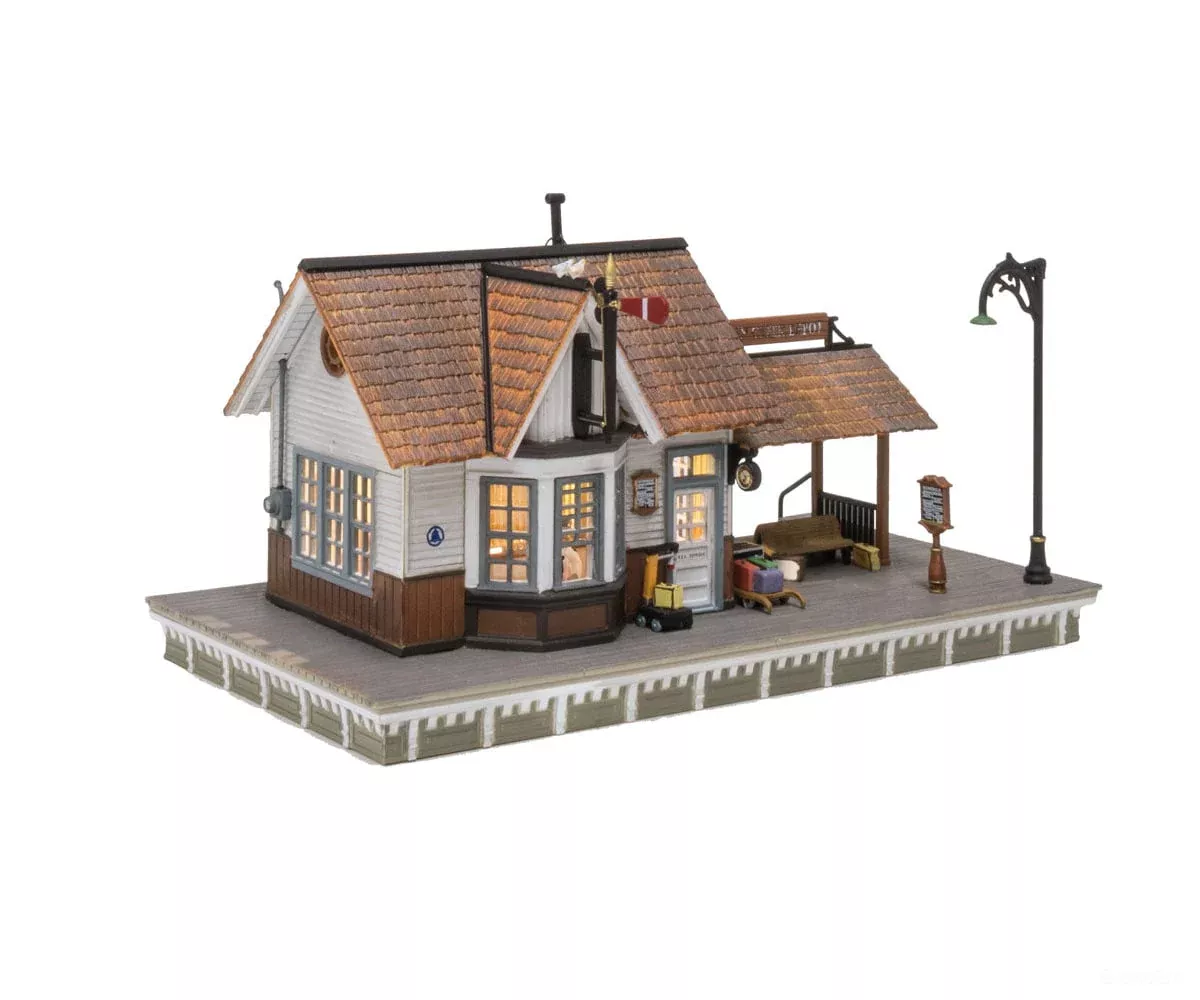 Woodland Scenics 4942 The Depot (Lit) N Scale