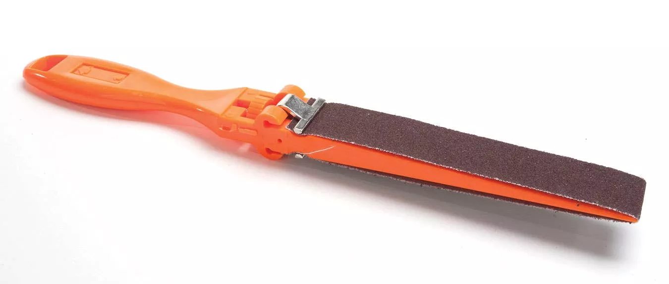 Zona 37-752 Sanding Stick — With 1″ 2.54cm Wide Cloth 120 Grit Abrasive Strip ALL Scale